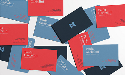 Paula Garbelini - Buisiness Cards brand design brazilian design design logo mentoring visual identity