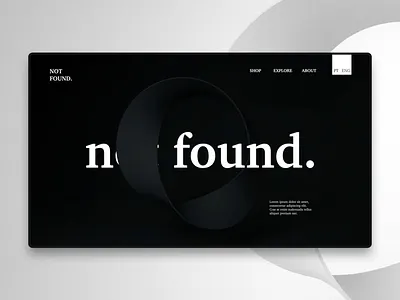 Möbius strip - website concept 3d 3d art branding c4d clean conceptual design minimal ui ux webdesign website