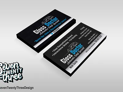 BUSINESS CARD MOCKUP GLOSS DOCTOR business card design logo logodesign