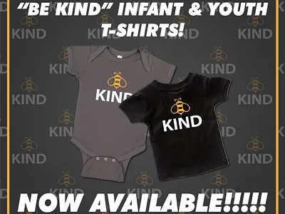 KID ONSIES COMING SOON AD 01 be kind customtees infant toddler youth