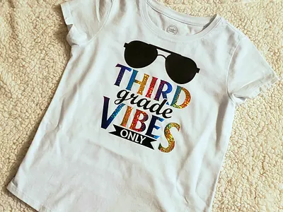 Third Grade Vibes Only TShirt customtee thirdgrade thirdgradevibes tshirt tshirt art vibes vibesonly
