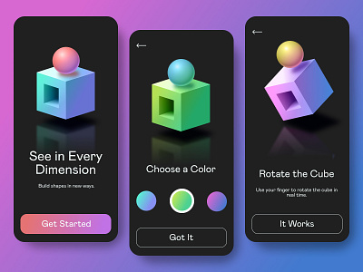 Shape Maker 3d design figma figmadesign mobile ui ui ux web webdesign