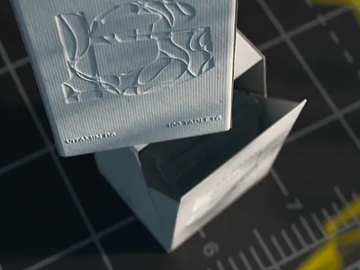 BASIK — Package Closeup 3d branding eco font design lettering octane pack package print design render typography