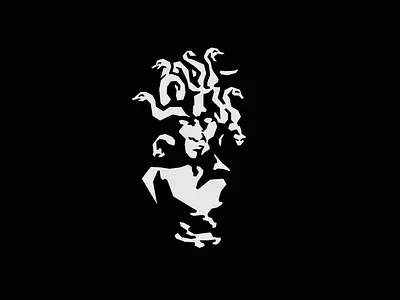 Branded Barber Identity branding identity illustration illustrator logo mark medusa vector