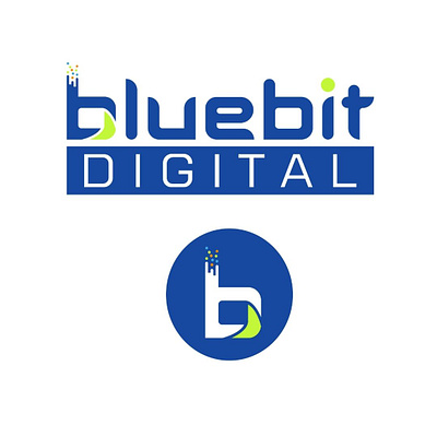 BlueBit Digital Logo Redesign branding design illustration logo vector