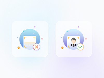 识别状态 icon illustration ui 状态