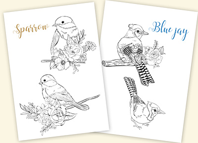 My love for birds illustration continues.. animals design illustraion nature