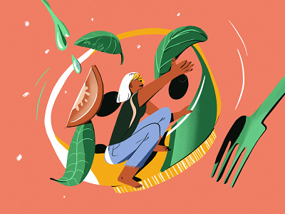 salad food illustration salad