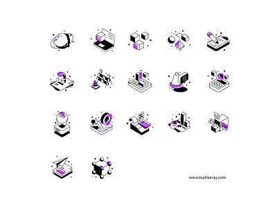 ARRAY icons set design icons iconset illustration tonik ui uidesign vector