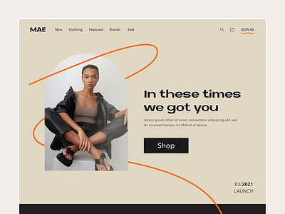 Ecommerce- Website Landing brand identity branding ecommerce ecommerce shop landing landing page online shop shop shopify shopping store ui web website website design