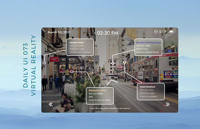 Daily UI 073 virtual reality daily ui 073 dailyui ui uiux virtual reality vr