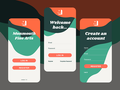 MFA Onboarding Flow UI (1/2) design digital digital design log in mobile mobile app mobile app design mobile design onboarding product product design register sign in ui ui design user journey ux ux design