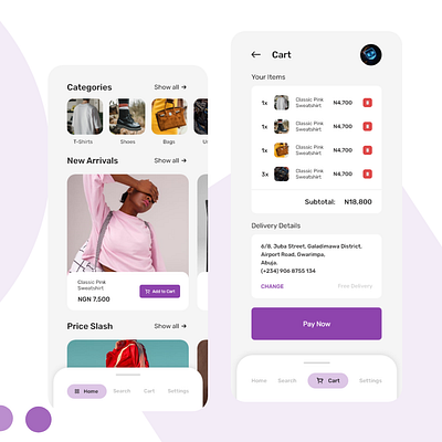 Apparel Store App