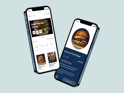 App ui Food Market app branding design flat illustration logo minimal typography ui web website