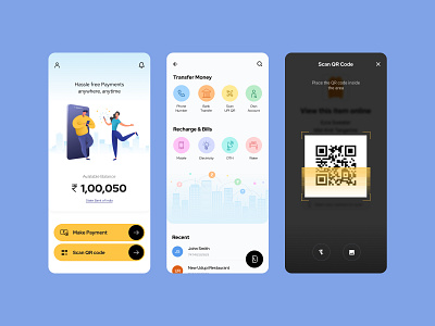 Digital Payment App customer experience design graphic design ui ux