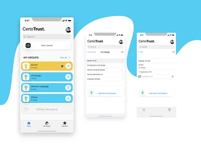 Certificates and Degrees Wallet App app app design apple branding crypto wallet design finance fintech interface ios iphone learning minimal product design school teaching ui ux walletapp website