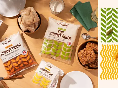 Goodly illustration logo packaging profile retail typography