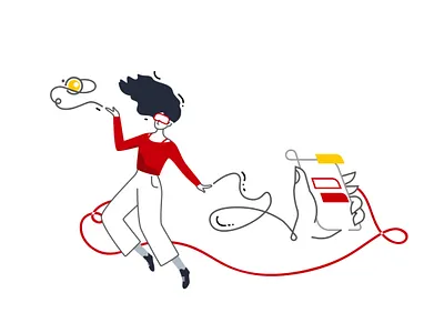 developer illustration branding color design illustration