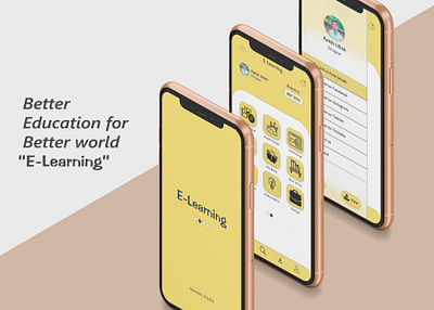 Online "E-Learning" iOS Mobile App UI Design.🎓 animation app dashboard design design thinking e learning figma graphic design illustration interaction design landing page mobile app design product design rakibuixd typography ui kit user experience ux ux visual design website design