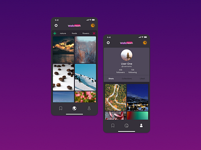 Wallcream - Wallpaper App app app design design figma ui wallpaperapp