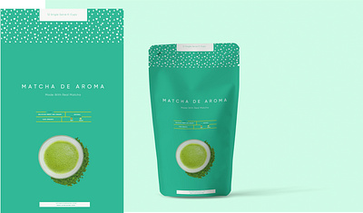 Matcha tea package design icon latte logo matcha minimal minimalism packagedesign tea