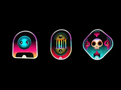 All Cards 3d animation cards holographic icon illustration nft