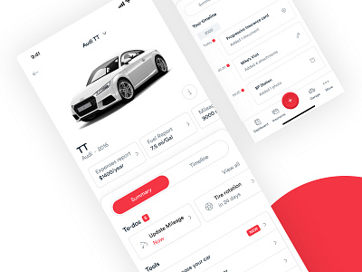 Jerry - Garage app application clean dashboard design interface ui ux web web design