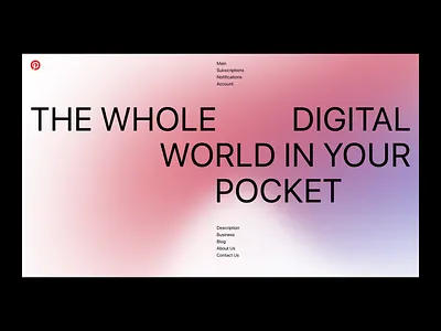 Pinterest // Web Concept design pinterest shot social social media socialmedia ui ui ux ui design uidesign uiux ux ux design uxdesign web design