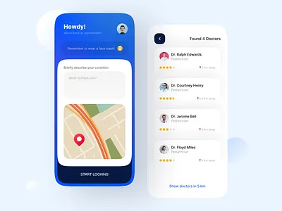 Doctor Appointment app app design design doctor appointment dribbble figma mobile app mobile ui popular ui uidesign uidesigner uiinspiration uiux uiuxdesign uiuxdesigner uix user experience user interface ux