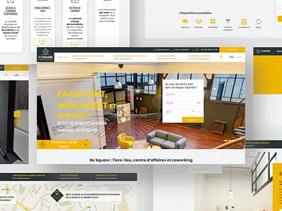 BE SQUARE Website ui ux web webagency webdesign website website agency