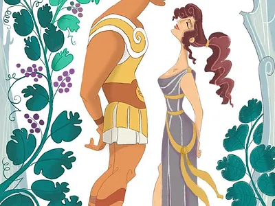 Disney character cartooning design digital art disney character illustration