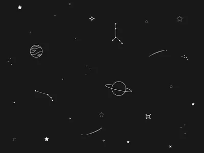 #DailyUI #059 - Background Pattern 059 adobe illustrator background constellation daily ui dailyui galaxy illustration illustrator pattern planet stars ui vector