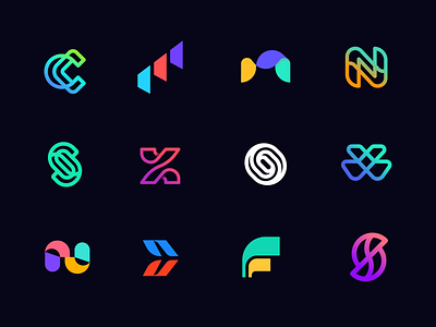 Letter Marks abcdefghijk abcdefghijklmn abstract abstract logo branding cooperative creative freelancer letter logo letter mark lettermark lmnopqrstuvwxyz logodesigner logos logotype minimal monogram opqurstuvwxyz startup technology