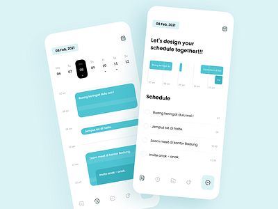 Application of Time Discipline app calender clean design ios list meeting mobile productivity app shedule task management time to do list ui ux