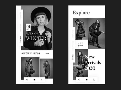 Fashion App Animation animation clean creative design fashion fashion brand minimal motion motion design ui