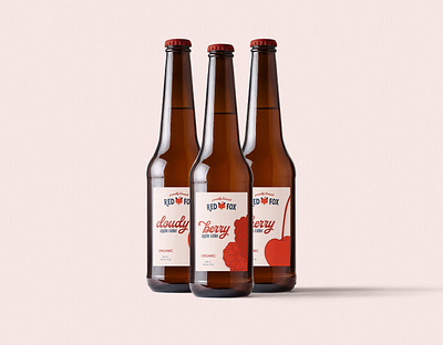 Cider packaging design beer branding beer label cider food and drink illustration minimal modern logo packaging design