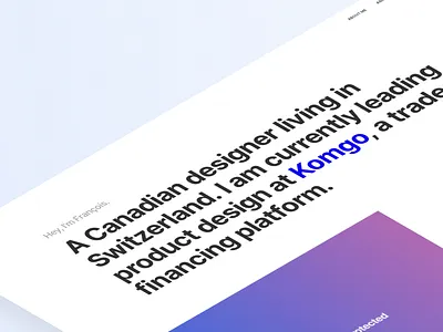 New Portfolio Site — Back on Dribbble ⚡ aoiro studio fintech portfolio portfolio site product design product designers switzerland ui design uiux ux design uxui webdesign