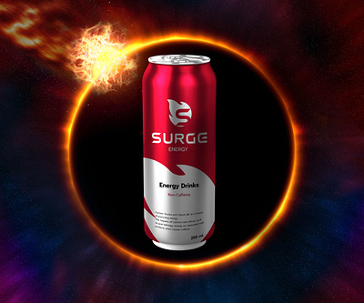 #3 Surge - Energy Drink Logo design (project) beverage logo beverage packaging branding design energy drink logo logodesign