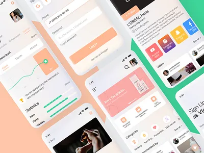 Clean beauty, SkinShare application application application design beauty behance clean design design app figma interface modern skin skinshare ui uidesign uiux user friendly user interface ux web webdesign