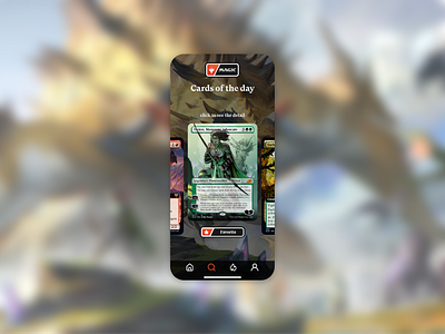 Magic The Gathering App cards game game app game design gamer gaming gaming app magic magic the gathering mobile mobile app mobile ui mobile uiux ui ui design uidesign ux ux design uxdesign uxui