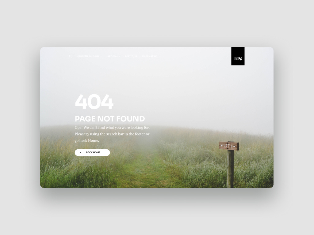 404 Page not found