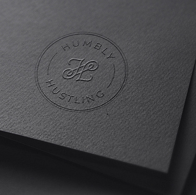 HUMBLY HUSTLING branding design illustration logo minimal