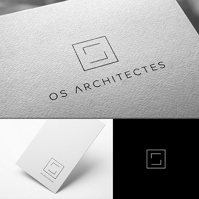 OS ARCHITECTES branding design logo minimal