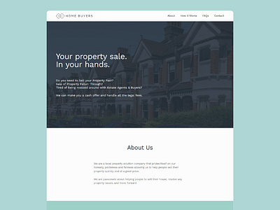 KJ Home Buyers - Website property ux web design