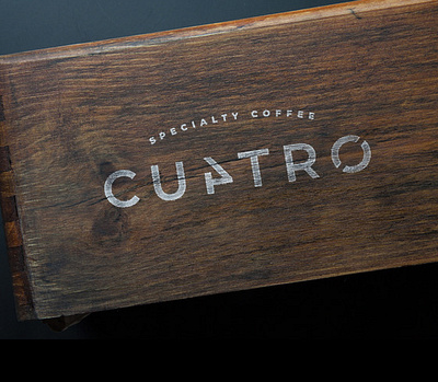 CUATRO - Specialty Coffee branding design logo minimal