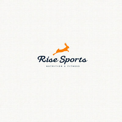 RISE SPORTS branding design illustration logo minimal