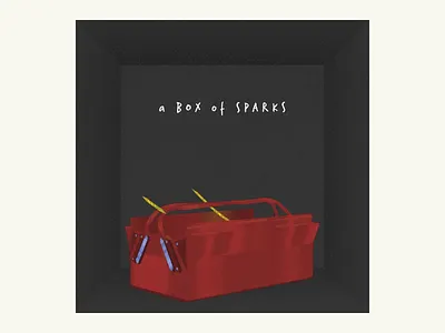 03. a BOX of SPARKS 3d animation foolserrands illustration motion motion design quill quillustration quillvr virtualreality