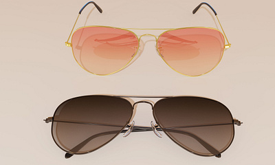 Ray-Ban Aviator Gradient blender blendercycles sunglasses