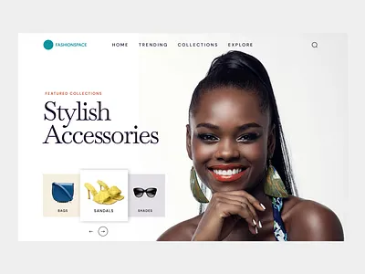 E-Com Fashion Home Page branding design fashion fashion brand logo minimal typography ui ui ux design ux web webdesigner womens wear