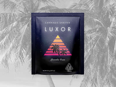 Luxor Cannabis Shatter Packaging branding cannabis cannabis branding cannabis packaging design packaging packagingdesign